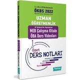 2022 ÖKBS Uzman Öğretmenlik Çalışma Kitabı ÖBA Ders Videoları Özet Ders Notları - Markaj Yayınları