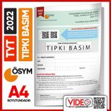 2022 Yks-Tyt (Say-Tm-Söz) Ösym Tıpkı Basım Çıkmış Soru Kitapçığı (Video Çözümlü Türkiye Geneli)
