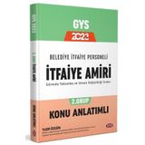 2023 Belediye İtfaiye Personeli İtfaiye Amiri 2. Grup GYS Konu Anlatımlı - Data Yayınları