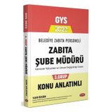 2023 Belediye Zabıta Personeli Zabıta Personeli Şube Müdürü 3. Grup Konu Anlatımlı - Data Yayınları