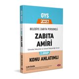 2023 GYS Belediye Zabıta Personeli Zabıta Amiri 2. Grup Konu Anlatım - Data Yayınları