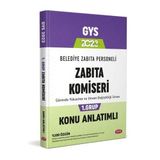 2023 GYS Belediye Zabıta Personeli Zabıta Komiseri 1. Grup Konu Anlatımlı - Data Yayınları