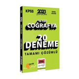 2023 KPSS Coğrafya Tamamı Çözümlü 20 Deneme Yargı Yayınları
