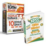 2023 Kpss Eğitim Bilimleri Anamorfik Tek Kitap ve 10'lu Yazarlar Karması Tamamı Çözümlü Deneme Paketi