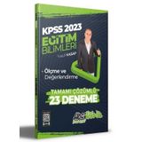 2023 KPSS Eğitim Bilimleri Ölçme ve Değerlendirme Tamamı Çözümlü 23 Deneme Sınavı - Hocawebde Yayınları