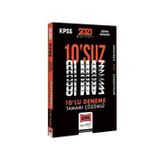 2023 KPSS Eğitim Bilimleri Tamamı Çözümlü 10'suz Olmaz 10 Deneme Sınavı