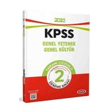 2023 KPSS Genel Yetenek Genel Kültür Tamamı Çözümlü 2 Fasikül Deneme Sınavı - Data Yayınları