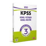 2023 KPSS Genel Yetenek Genel Kültür Tamamı Çözümlü 3 Fasikül Deneme Sınavı - Data Yayınları