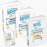 2023 Kpss Matematik Tek Kitap Geometri ve Sayısal Mantık Kara Kutu Dijital Çözümlü Soru Bankası Set
