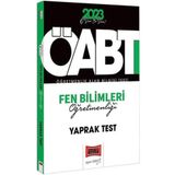 2023 Kpss Öabt Fen Bilimleri Öğretmenliği Çek Kopart Yaprak Test - Yargı Yayınları
