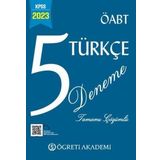 2023 Kpss Öabt Türkçe 5 Deneme