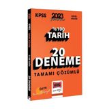 2023 KPSS Tarih Tamamı Çözümlü 20 Deneme Yargı Yayınları