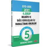 2023 Mahalli İdareler 4. Grup Tamamı Çözümlü 5 Deneme Sınavı - Data Yayınları