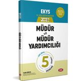 2023 MEB EKYS Müdür ve Müdür Yardımcılığı 5 Deneme Sınavı - Data Yayınları
