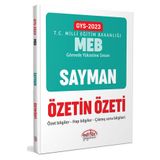 2023 Milli Eğitim Bakanlığı GYS Sayman Özetin Özeti - Editör Yayınları
