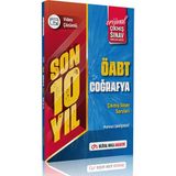 2023 ÖABT Coğrafya Son 10 Yıl Orijinal Video Çözümlü Çıkmış Sınav Soruları Dijital Hoca Akademi Yayınları