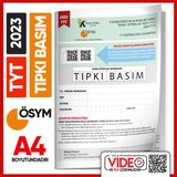 2023 Yks-Tyt (Say-Tm-Söz) Ösym Tıpkı Basım Çıkmış Soru Kitapçığı (Video Çözümlü Türkiye Geneli)