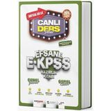 2024 E-KPSS Genel Kültür Genel Yetenek Canlı Ders Efsane Hazırlık Kitabı