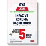 2024 Gys Infaz ve Koruma Başmemuru Görevde Yükselme Sınavı Tamamı Çözümlü 5 Deneme Sınavı Data Yayınları