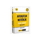 2024 Hukuk Mesleklerine Giriş Sınavı Avukatlık ve Noterlik İdare Hukuku Konu Anlatımlı Kitap Pegem Akademi Yayıncılık