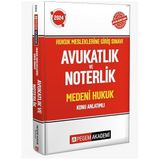 2024 Hukuk Mesleklerine Giriş Sınavı Avukatlık ve Noterlik Medeni Hukuk Konu Anlatımlı