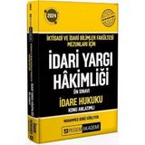 2024 İktisadi İdari Bilimler Fakültesi Mezunları İçin İdari Yargı Hakimliği Ön Sınavı İdare Hukuku Konu Pegem