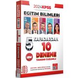 2024 KPSS Eğitim Bilimleri 5 Kafadardan Tamamı Çözümlü 10 Deneme