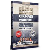 2024 KPSS Eğitim Bilimleri Çıkması Muhtemel Tüm Dersler Tamamı Çözümlü Soru Bankası