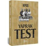 2024 KPSS Eğitim Bilimleri Muallim Tüm Dersler Yaprak Test - İsem Yayınları