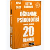2024 KPSS Eğitim Bilimleri Öğrenme Psikolojisi Çözümlü Soru Bankası Bünyamin Atalay İndeks Akademi Yayıncılık