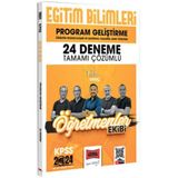 2024 KPSS Eğitim Bilimleri Öğretmenler Ekibi Program Geliştirme Tamamı Çözümlü 24 Deneme