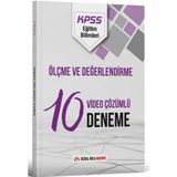 2024 KPSS Eğitim Bilimleri Ölçme ve Değerlendirme Çözümlü 10 Deneme