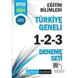 2024 KPSS Eğitim Bilimleri Tamamı Çözümlü Türkiye Geneli 1 2 3 (3'lü Deneme Seti)