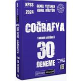 2024 KPSS Genel Yetenek Genel Kültür Coğrafya 30 Deneme - Pegem Akademi