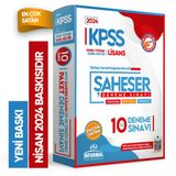 2024 KPSS GYGK ŞAHESER Türkiye Geneli Kurumsal 10'lu Dijital Çözümlü Paket Deneme