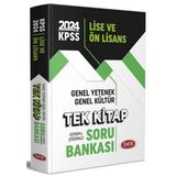 2024 KPSS Lise ve Ön Lisans Genel Yetenek - Genel Kültür Tek Kitap Soru Bankası