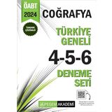 2024 KPSS ÖABT Coğrafya Tamamı Çözümlü Türkiye Geneli 4-5-6 (3'lü Deneme Seti)