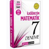 2024 KPSS ÖABT İlköğretim Matematik Öğretmenliği Tamamı Çözümlü 7 Deneme