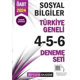 2024 KPSS ÖABT Sosyal Bilgiler Tamamı Çözümlü Türkiye Geneli 4-5-6 (3'lü Deneme Seti)