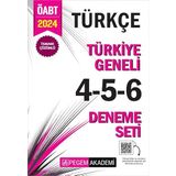 2024 KPSS ÖABT Türkçe Tamamı Çözümlü Türkiye Geneli 4-5-6 (3'lü Deneme Seti)