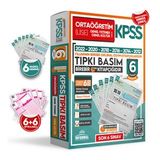 2024 KPSS ORTAÖĞRETİM-LİSE ÖSYM Çıkmış Soru Tıpkı Basım 6lı Deneme Paketi TG Den (Beyaz)