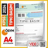 2024 Kpss Ortaöğretim/lise Ösym Tıpkı Basım Çıkmış Soru Kitapç