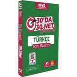 2024 KPSS Türkçe 30'da 30 Net Soru Bankası