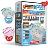 2024 Lisans KPSS ÖSYM Çıkmış Soru Tıpkı Basım Türkiye Geneli D.Çözümlü 10LU PAKET DENEME