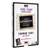 2024 Öabt İlköğretim Matematik Öğretmenliği Yaprak Test Yargı Yayınları