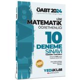 2024 ÖABT Lise Matematik Öğretmenliği Tamamı Çözümlü 10 Deneme Sınavı