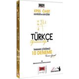 2024 ÖABT Türkçe Öğretmenliği Tamamı Çözümlü 10 Deneme Sınavı Yargı Yayınevi