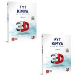 2024 TYT AYT Kimya Soru Bankası Seti 3D Yayınları