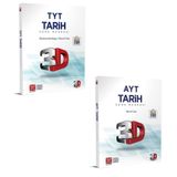 2024 TYT AYT Tarih Soru Bankası Seti 3D Yayınları