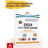 2024 Tyt Çıkmış Sorular-Tıpkı Basım-Bire Bir Ösym-Tamamı Video Çözümlü
